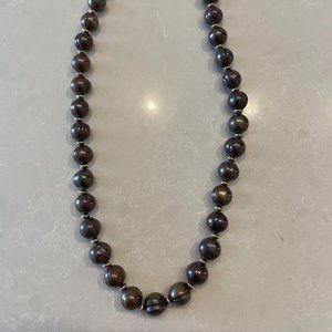Honora Chocolate Brown Pearls set in 14K yellow gold